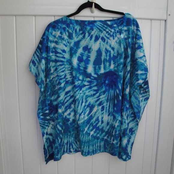 Calvin Klein Blue/Green Top XL - Picture 2 of 2